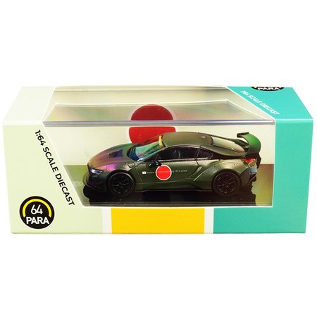 PARAGON BMW i8 Zero Liberty Walk Dark Green .16 4 Diecast Model Car by PA-55145